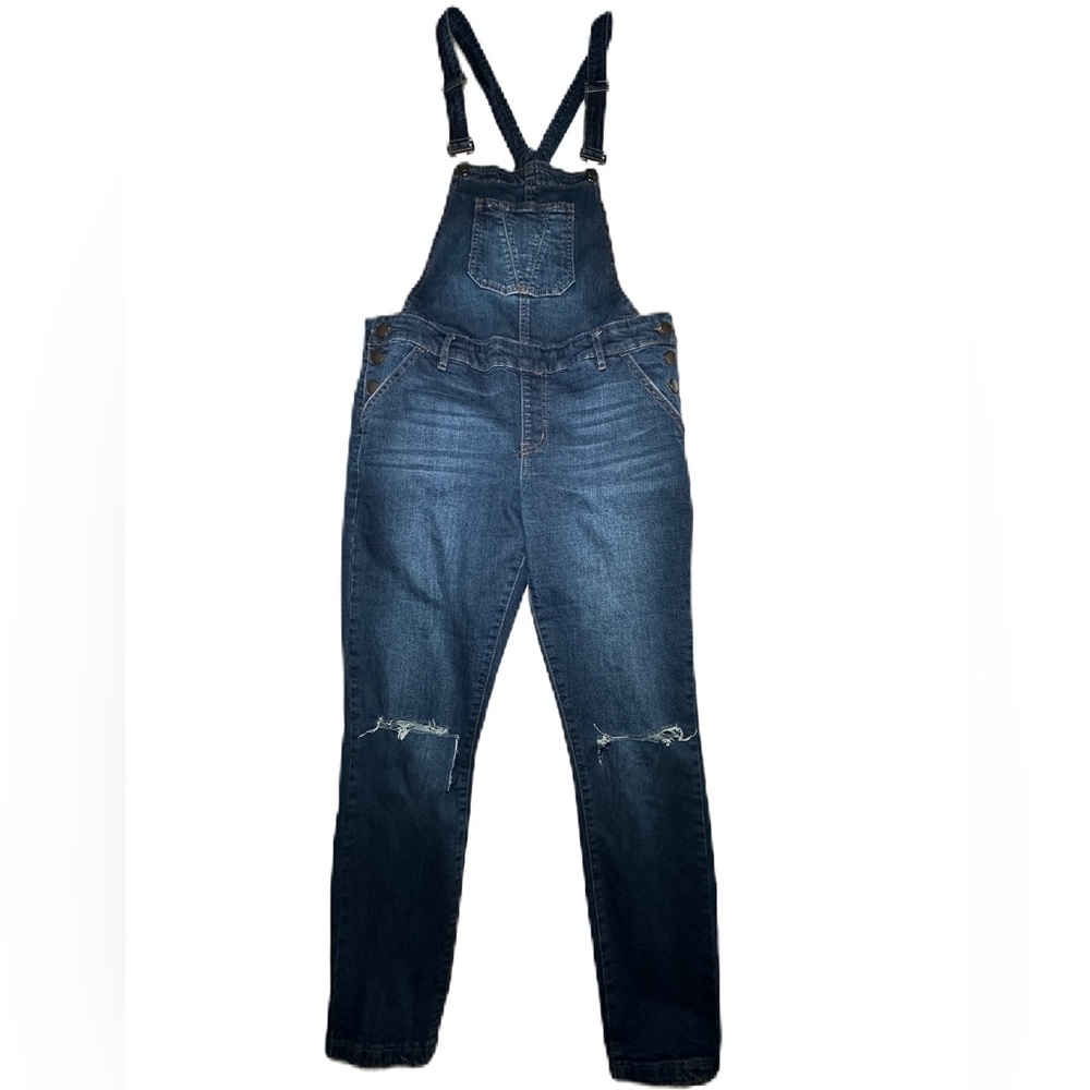 Refuge Bib Overalls Adjustable Bibs Women’s Size 10 Denim
